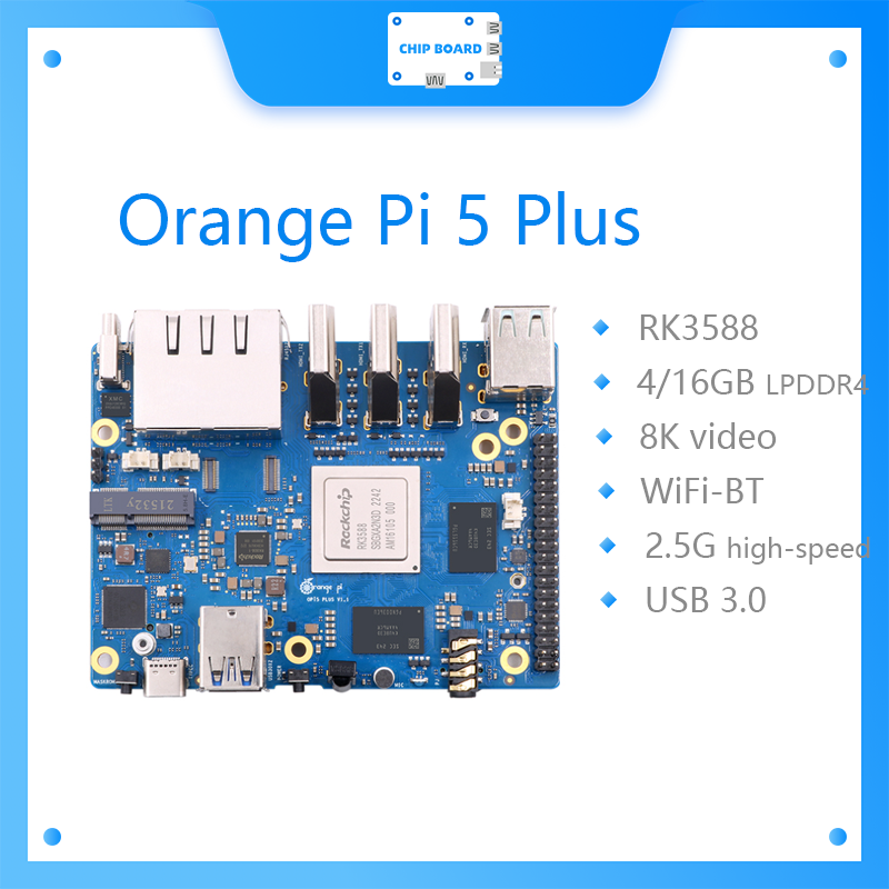 كمبيوتر برتقالي Pi 5 Plus أحاد - مراجعة Orange Pi 5 Plus 16Gb وسعره
